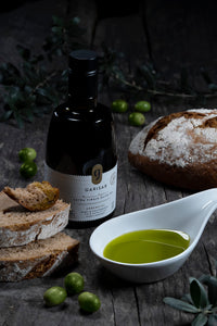 Garisar High In Polyphenol Premium Olive Oil, Rich Polyphenols (>600 ppm), Low Acidity (max 0.2%), Organic Agriculture, Early Harvest, Hand Picked, Cold Pressed, Extra Virgin Olive Oil, 100% Arbequina