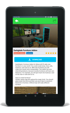 Load image into Gallery viewer, Furniture Mod for Minecraft PE - The best furniture mod for Minecraft with decorations for your kitchen, living room, bedroom, garden, bathroom, office, games room, house and home
