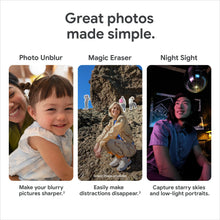 Load image into Gallery viewer, Google Pixel 7a - Unlocked Android Cell Phone - Smartphone with Wide Angle Lens and 24-Hour Battery - 128 GB -  Sea
