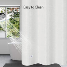 Load image into Gallery viewer, YINENN Shower Curtain Set with 12 Plastic Shower Hooks, Heavy Duty PEVA Waterproof 72Wx 72H Shower Curtain Liner for Bathroom, No Chemical Smell with Magnets and Rust Proof Metal Grommets, Frosted
