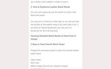 Load image into Gallery viewer, Guide How To Clean A Leather Watch Strap
