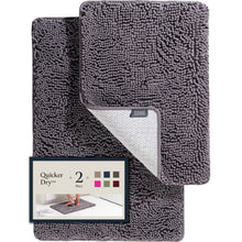 Load image into Gallery viewer, BELADOR Bathroom Rugs Sets 2 Piece - Plush Bath Mat Set Quick-Dry Soft Chenille Bathroom Mat with Rubber Backing, Absorbant Bathroom Rug Set, Washable Bath Rugs for Bathroom- Bath Mats 24x17 + 30x20
