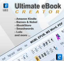 Load image into Gallery viewer, Ultimate eBook Creator: eBook Creation Software Kindle, iPad and Android Devices [Download]
