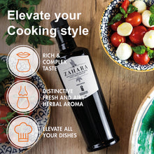 Load image into Gallery viewer, Zahara Extra Virgin Olive Oil from Italy | Sicilian Pure EVOO | Premium Early Harvest Cold Pressed Polyphenol Rich | Multiple Award Winner from Oleificio Guccione | 16.9 fl oz (500ml) Bottle With Beautiful Gift Box

