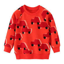 Load image into Gallery viewer, Jumping Meters New Arrival Animals Kids Sweatshirts Cartoon Boys Girls Autumn Winter Hooded Toddler Long Sleeve Clothes Sweaters

