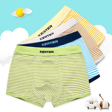 Load image into Gallery viewer, 4 Pcs High Quality Children's Underwear for Kids Cartoon Cat Shorts Soft Cotton Underpants Boys Teenage Striped Panties 4-16T
