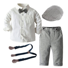 Load image into Gallery viewer, Kid Boys Formal Party Outfits Clothes Set Wedding Birthday Toddler Boy Gentleman Handsome Children Elegant Suit 2 3 4 5 6 Years
