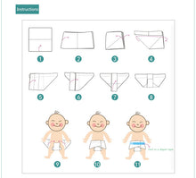 Load image into Gallery viewer, 10 Pieces Diapers Cotton Baby Muslin Nappy 100% Reusable Newborn Diapers Baby Repeated Use Gauze Cloth Nappy 60*60 cm
