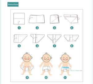 10 Pieces Diapers Cotton Baby Muslin Nappy 100% Reusable Newborn Diapers Baby Repeated Use Gauze Cloth Nappy 60*60 cm
