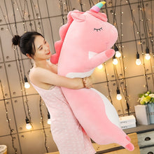 Load image into Gallery viewer, 1pc 70/90/120CM Dinosaur Unicorn Cat Plush Pillow
