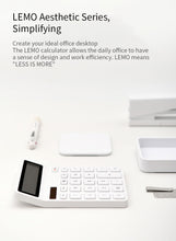 Load image into Gallery viewer, Xiaomi Mijia Youpin LEMO Calculator LCD Display Intelligent Shutdown Function Calculator Student Calculation Tool

