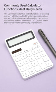 Xiaomi Mijia Youpin LEMO Calculator LCD Display Intelligent Shutdown Function Calculator Student Calculation Tool