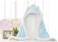 Load image into Gallery viewer, Winter Baby Blanket Wrap Double Layer Swaddle Sleeping Bag
