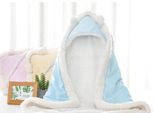 Winter Baby Blanket Wrap Double Layer Swaddle Sleeping Bag