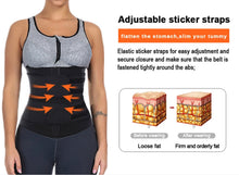 Load image into Gallery viewer, Hirigin 2020 Hot Sweat Waist Trainer Slimmer Trimmer Zip Belt Body Shaper Weight Loss Workout Solid Belts Plus Size
