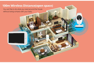 7inch Wireless Baby Monitor 720P HD