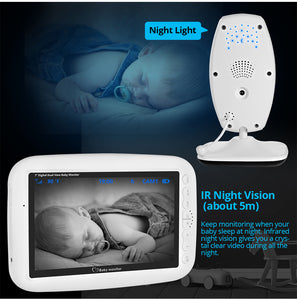 7inch Wireless Baby Monitor 720P HD