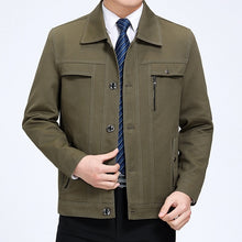 Load image into Gallery viewer, 2020 Spring Autumn Jacket Men Big Size With Buttons Brand Middle-aged Man Classic Casual Jackets
