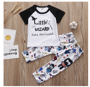 Baby 3Pcs Set Little Wizard Has Arrived Outfit