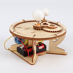 Science Toys Solar System Model Astronomy Sun Earth Moon Planet Experiment Educational Toy For Children School Electric STEM Kit