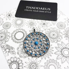 Load image into Gallery viewer, Pendant Blue Stone Ornament,2019 Brand New Fashion 925 Sterling Silver Jewelry Thomas Bijoux Accessories Gift For Ts Woman
