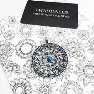 Pendant Blue Stone Ornament,2019 Brand New Fashion 925 Sterling Silver Jewelry Thomas Bijoux Accessories Gift For Ts Woman