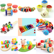 Load image into Gallery viewer, Baby Clapper Montessori Educational toy Wooden 3D Puzzle Sound   Wooden Sensory Jigsaw Brain Training Intellectual Learning Toy

