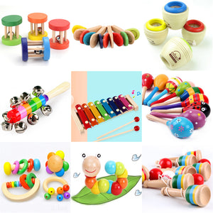 Baby Clapper Montessori Educational toy Wooden 3D Puzzle Sound   Wooden Sensory Jigsaw Brain Training Intellectual Learning Toy