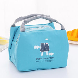 Unicorn Baby Food Insulation Bag Portable Waterproof Thermal Oxford Lunch Bags Convenient Leisure Cute Cartoon Picnic Tote 4829