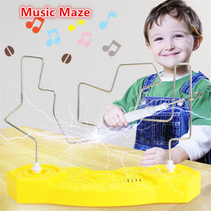 Magic Music Maze Kids Electronic Maze Fun Collision Music Electric Shock Toys Musical Touch Maze Home Party Game Educational Toy