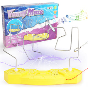 Magic Music Maze Kids Electronic Maze Fun Collision Music Electric Shock Toys Musical Touch Maze Home Party Game Educational Toy
