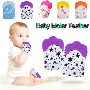 Baby Molar Gloves Anti-bite Toddler Chew Toy Baby Teether Food Grade Silicone Teethers Infant Teething Glove