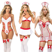 Load image into Gallery viewer, Nurse Cosplay Sexy Lace Erotic Lingerie
