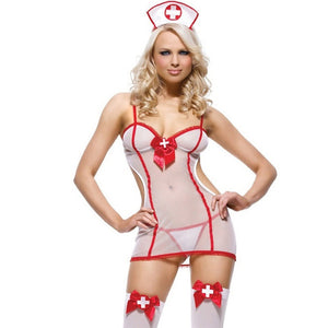 Nurse Cosplay Sexy Lace Erotic Lingerie