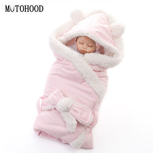 Winter Baby Blanket Wrap Double Layer Swaddle Sleeping Bag