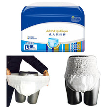 Load image into Gallery viewer, Adult Diapers Pull Up Brief Maximum Absorbency Incontinence Underwear For Women Men 16Pcs Stretchable Waistband
