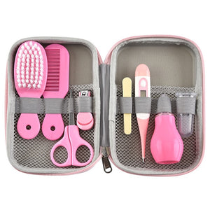 10Pcs/Set Baby Nail Trimmer Healthcare Kit Health Care Kit Portable Newborn Baby Grooming Kit Nail Clipper Safety Care Set