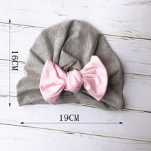 Load image into Gallery viewer, Knot Bow Baby Headbands Toddler Headwraps 6m-18m Baby Turban Hats Babes Caps
