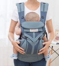 Load image into Gallery viewer, Adjustable 0-36M Ergonomic Baby Carriers Backpack Portable Baby Sling Wrap Cotton OMNI 360 Infant Newborn Kangaroo Bag Hipseat
