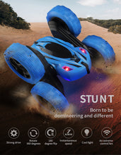 Load image into Gallery viewer, JJRC RC Stunt Car Tumbling Drift Crawler Vehicle 360 Flips Double Sided Rotating Tumbling 1:24 2.4G 4CH RC Car Toys Gift For Kid
