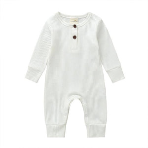 HITOMAGIC Newborn Baby Clothes Rompers Kids Baby Girl Jumpsuit Boy Clothing Ribbed Spring Winter Outfit Autumn Soft Boys