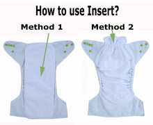 Load image into Gallery viewer, 3pcs/lot Hemp Cotton Inserts Reusable Nappy Liners Baby Diapers 4 layer Hemp Insert
