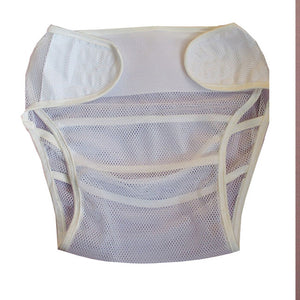 Summer Breathable Adult diaper cover Mesh fabric Man Woman Can Wash Urine Pants Incontinence Non waterproof