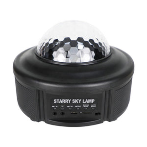 Starry Sky Projector Night Light Ocean Wave Bluetooth Speaker