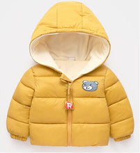 Load image into Gallery viewer, 2020 New Winter Children&#39;s Cotton Coats Boys And Girls Cartoon Cute Bear Jackets Babys Hooded Zipper Clothes For Kids Outerwear
