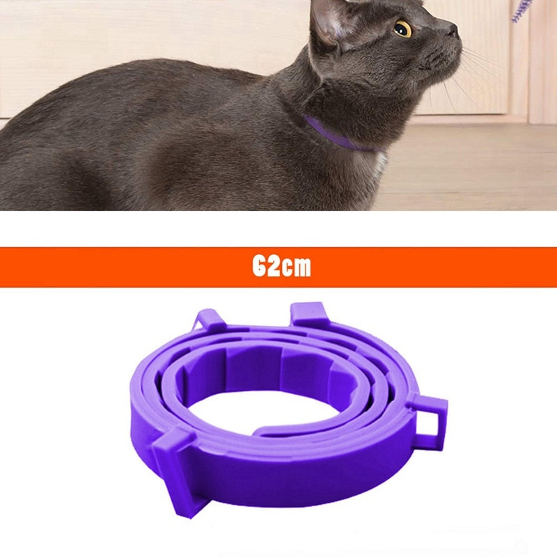 Pet Calm Collar, Cat And Dog Soothe Collar, Adjustable TPR Neck Strap，relieve Anxiety, Remove Restlessness