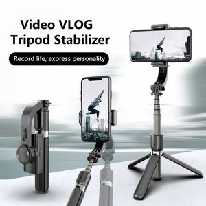 Anti-shake Selfie Stick Tripod Bluetooth Single Shaft Stabilizer