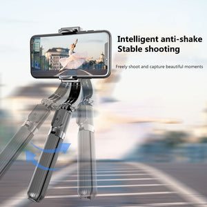 Anti-shake Selfie Stick Tripod Bluetooth Single Shaft Stabilizer