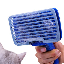 Load image into Gallery viewer, Pet Dog Cat Grooming Self Cleaning Slicker Brush Comb Shedding Tool Hair Comb SNO88

