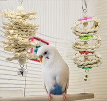 Load image into Gallery viewer, 7pcs Bird Toys Cockatiel Parrot Toys And Accessories Budgie Perch Stand parkiet speelgoed vogelspeelgoed jouet perroquet
